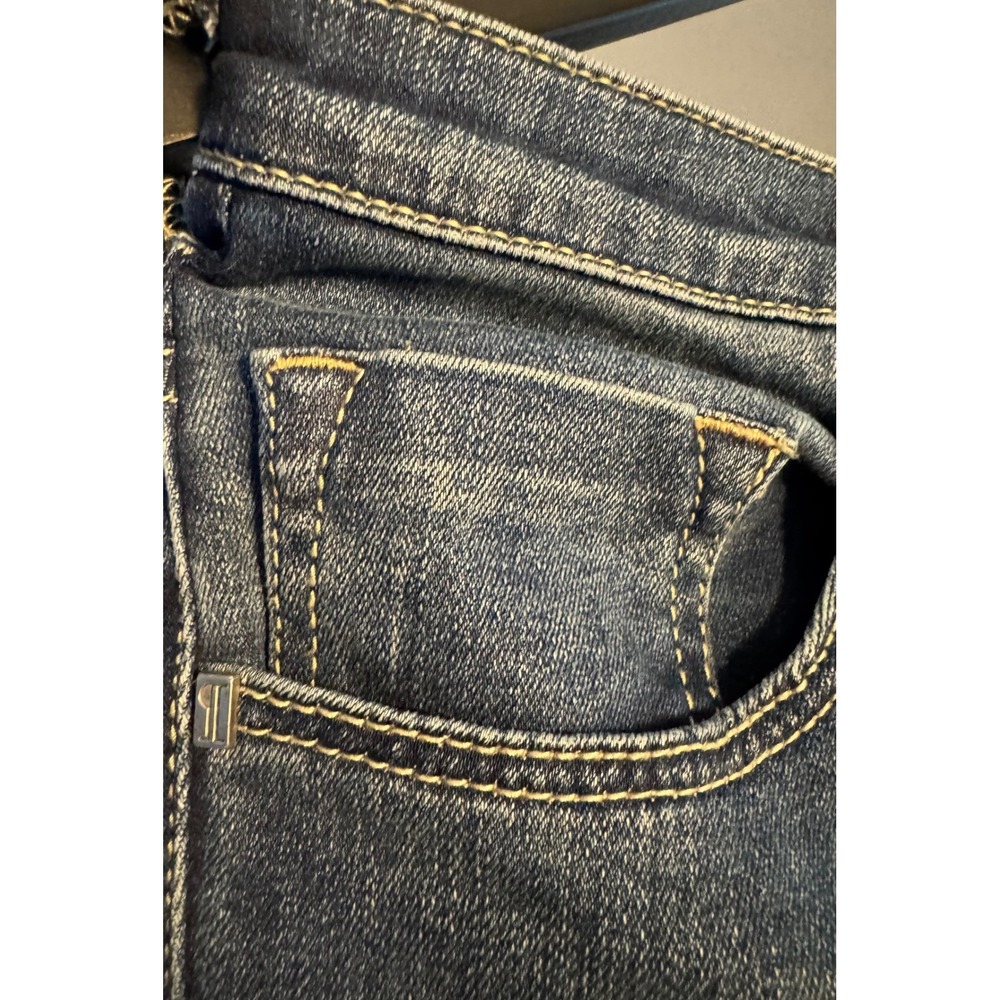 Pilcro and the Letterpress Superscript High Rise Straight Leg Jeans Blue Size 30 - Picture 3 of 10